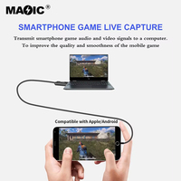 Kartu Tangkap Game HDMI Baru, Perekam Video HD 1080P HDMI untuk Pengajaran Online/Siaran Langsung/Aksesoris Game Lainnya