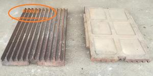 Пластина для щековой дробилки из высокомарганцевой стали - Product Image 2