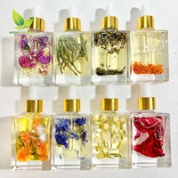 Label pribadi 100% minyak esensial pijat bunga mawar Lavender alami murni minyak esensial multifungsi rambut wajah tubuh