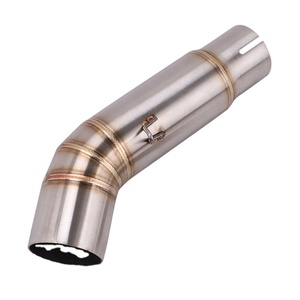 Pour <span class=keywords><strong>Suzuki</strong></span> Middle Link Pipe GSX-S <span class=keywords><strong>750</strong></span> BK750 GSR750 2018 ~ <span class=keywords><strong>2022</strong></span> 51mm 304 Tuyau moyen d'échappement en acier inoxydable - Product Image 1
