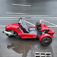 XCEGO Tricycle Électrique à Batterie Haute Vitesse ZTR Roadster Kart de Course Véhicule Sportif Châssis en Acier Certifié CE 2 Places