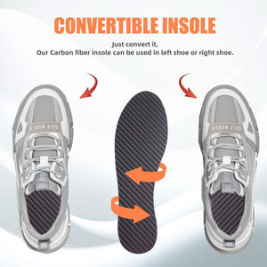 Plantillas de Fibra de Carbono de Longitud Completa Personalizadas por el Fabricante para Zapatos de Fútbol para Adultos, con Soporte de Arco Completo y Placas Rígidas de Fibra de Carbono - Product Image 2
