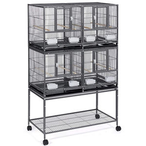 กรงนกโลหะขนาดเล็ก กลาง ใหญ่ แบบซ้อนได้ สำหรับเลี้ยงนก ผลิตตามสั่ง สำหรับนกแก้ว นกพิราบ นกขุนทอง พร้อมฉากกั้น - Product Image 5