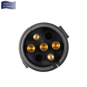 Europese Aanhangwagenconnector 12V Aanhangwagenstekker <span class=keywords><strong>7</strong></span>-Pins Aanhangwagen Bedrading Pluggen - Product Image 6