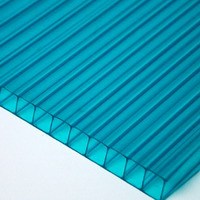 Mur jumeau personnalisable 10mm-16mm Multiwall Polycarbonate Publicité Feuilles de plastique 4mm-20mm Sculpture Soleil PC Feuilles gaufrées