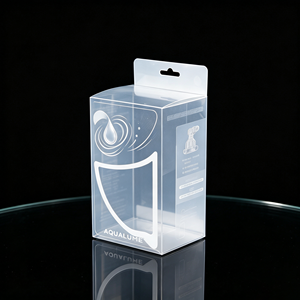 Boîte pliable en PP dépoli sur mesure, emballage transparent en plastique pour cosmétiques, parfums, jouets électroniques, présentoir cadeau, vente en gros OEM - Product Image 2
