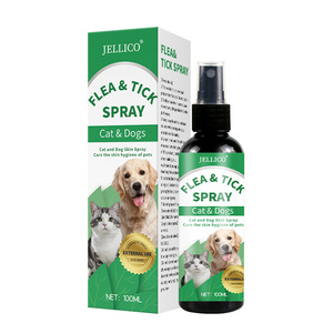 Spray <span class=keywords><strong>anti</strong></span>-puces et tiques pour chiens et chats, répulsif <span class=keywords><strong>naturel</strong></span> contre les puces, tiques et moustiques, action rapide, respectueux de la peau, 100 ml - Product Image 5