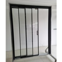 Portes de patio pliantes de balcon pliantes coulissantes en verre double en aluminium NFRC commercial