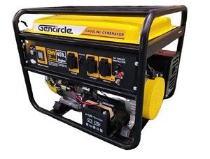 Générateur d'essence populaire 5kw 5.5kw 6kw 7kw 8kw 9kw 10kw avec roues mobiles et poignées pour l'alimentation électrique domestique - Product Image 1