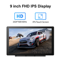 Reproductor de DVD para Coche Maustor de 9 Pulgadas con Android Auto y CarPlay Inalámbrico, Pantalla IPS, Funciones de Reversa y Radio