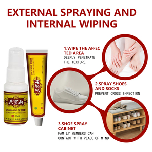 तियन लूओ शान लोकप्रिय उत्पाद दर्द और खुजली राहत प्राकृतिक हर्बल एंटीबैक्टीरियल डिओडोनाइजिंग पैर देखभाल स्प्रे - Product Image 5