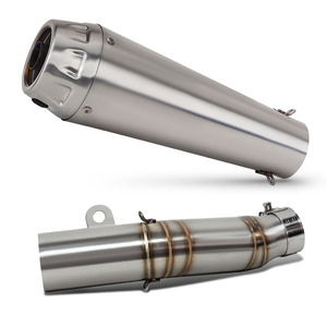 Silencieux d'échappement R6 pour Yamaha YZF-R6 2006-2025, kit d'échappement de course pour <span class=keywords><strong>moto</strong></span>, en acier inoxydable, avec adaptateur de raccordement à enfiler et <span class=keywords><strong>tube</strong></span> de liaison intermédiaire arrière - Product Image 2