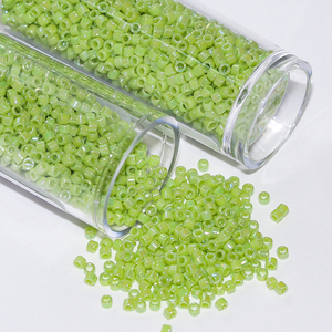 Set di <span class=keywords><strong>Perline</strong></span> in Vetro Giapponesi <span class=keywords><strong>Miyuki</strong></span> in Tubo da 10 Grammi x 116 Colori per la Creazione di Gioielli, Collane e Bracciali - Product Image 2