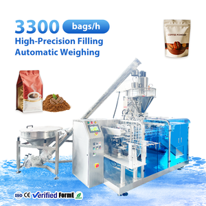 Máquina Empacadora Automática de Alta Precisión para Bolsas Doypack Preformadas, Llenado y Sellado de Café en Polvo - Product Image 1