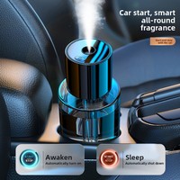 [Pour Voiture et Maison] Diffuseur de Parfum Intelligent Automatique en Verre 160 ml pour Voiture, Désodorisant de Haute Qualité, Élimine les Odeurs, Type Siège