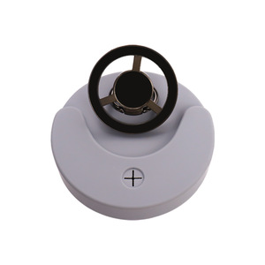 Soporte magnético para teléfono Longcheng, tapa de vaso, soporte de silicona gris para teléfonos móviles - Product Image 1