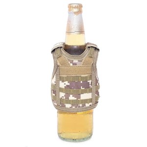 Gilet de maintien au frais tactique robuste compatible MOLLE, mini, pour boissons et bière, utilisation en extérieur - Product Image 4