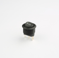 Ventes directes 250VAC T55 on Off 3 broches Led interrupteur à bascule rond interrupteur à bascule avec lumière LED