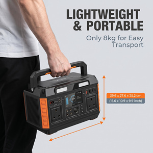 Factory Wholesale 600W 520Wh <b>UK</b> Plug Portable Power Station Kit 100W Foldable Solar Panel Solar Generator For <b>UK</b> Distributors - Product Image 5