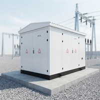Poste de transformateur compact réglable à trois phases 10 kV YBW 12, type boîtier, équipement électrique complet 400 V pour la construction de zones industrielles