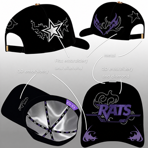 Cappellino da Baseball Premium con Ricamo 3D ad Alta Densità, Fabbrica Verificata a 5 Stelle, Logo Personalizzato, Strutturato, per Proprietari di Marchi - Product Image 1