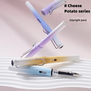 New Ins High-Appearance Level Estudantes Especiais 0.38EF Primary Cheese Mochi <span class=keywords><strong>Fountain</strong></span> <span class=keywords><strong>Pen</strong></span> Plástico para Escrever Finanças para Crianças - Product Image 3