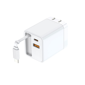 <span class=keywords><strong>Chargeur</strong></span> <span class=keywords><strong>USB</strong></span> multi-ports 3 en 1 65W, 2 ports Type <span class=keywords><strong>C</strong></span> PD, <span class=keywords><strong>chargeur</strong></span> mural rapide pour ordinateur portable et téléphone, prise US pliable, essentiels de voyage - Product Image 1