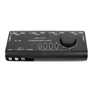 Bộ Chia Tín Hiệu Tại Nhà Bộ Chọn Hộp Chuyển Đổi Chuyên Nghiệp ABS TV DVD Dễ Dàng Áp Dụng 4 Trong 1 Âm Thanh Video Ổn Định Chống Nhiễu - Product Image 6