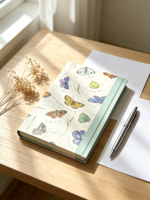 Carnet ligné à couverture rigide personnalisée, couverture imprimée sur mesure, bande élastique, papier crème pour l'écriture quotidienne et les cadeaux
