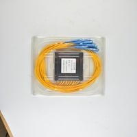 Divisor PLC de Fibra Óptica 1*16 SCAPC para Redes de Telecomunicaciones con Soporte IP GPRS, Conector Óptico Pasivo