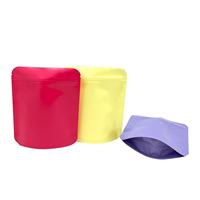 Sac zip-lock refermable mat imprimé personnalisé pochette debout anti-odeur de biscuit de bonbon comestible sac d'emballage en plastique mylar 3.5g