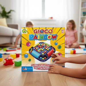 จิโอโก้ เรนโบว์ 48 กระดานเกมลูกแก้วหลากสี 2-4 ผู้เล่น อายุ 3 ปีขึ้นไป - Product Image 3
