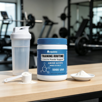 Poudre de créatine monohydrate micronisée pure 500g, 500 mesh, sans saveur, complément pour la croissance musculaire, 100 portions pour adultes, personnalisable
