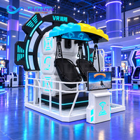 Machine d'amusement VR commerciale d'intérieur, simulateur de réalité virtuelle 9D, simulateur de parapente à deux places