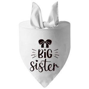 Tanpopo promocionado a Big Brother Bandana Dog Bufanda Baberos <span class=keywords><strong>Funny</strong></span> Big Sister Print Accesorios para mascotas Custom Dog <span class=keywords><strong>Bandanas</strong></span> al por mayor - Product Image 5