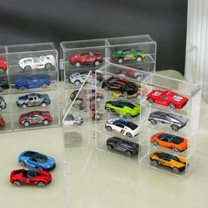 Caja de Almacenamiento Transparente para Modelos de <span class=keywords><strong>Coches</strong></span> a Prueba de Polvo Vitrina de Acrílico para Colección Diecast para <span class=keywords><strong>Hotwheel</strong></span>/Tomica - Product Image 3