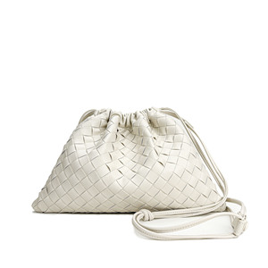 Sacs à main pour femmes en cuir véritable de luxe, imperméables, tissés, à bandoulière, sac fourre-tout, capacité jusqu'à 1L, pour les trajets quotidiens - Product Image 2
