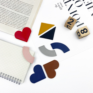 Marque-<span class=keywords><strong>pages</strong></span> d'angle en cuir pour femmes, cadeaux pour les amoureuses des livres, accessoires de lecture, marque-<span class=keywords><strong>pages</strong></span> d'angle, remerciement pour les enseignants - Product Image 4