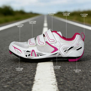 Bottes de <span class=keywords><strong>moto</strong></span> d'hiver pour le commerce transfrontalier, style motard, à semelle rigide, chaussures de vélo de route, chaussures de vélo de montagne avec boucle - Product Image 4