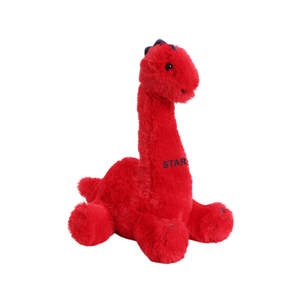 Peluche <span class=keywords><strong>Dinosauro</strong></span> Collo Lungo <span class=keywords><strong>Rosso</strong></span> Brillante, Morbido Giocattolo di Peluche per Bambini e Adulti, Supporto per Logo Personalizzato all'Ingrosso - Product Image 3