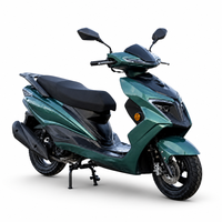 Scooter à essence monocylindre 4 temps de 125 cm³, refroidissement par air forcé, cyclomoteur à essence pour adultes, pour les trajets quotidiens en ville