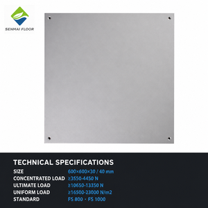 <span class=keywords><strong>Plancher</strong></span> surélevé en réseau encapsulé Woodcore FS800 3550N, usine certifiée ISO9001 depuis 1998, rapport de test, échantillon gratuit, OEM SENMAI - Product Image 2