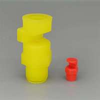 YUHU-boquilla de chorro de inundación de poliuretano PU, boquilla de plástico para cortina de agua, boquilla de ventilador plano K