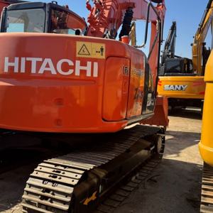 Excavatrice Hitachi ZX135US d'occasion du Japon, 12 à 13 tonnes, queue ronde, machine à chenilles Hitachi, ZX120, ZX130, ZX135, pelle pour la construction - Product Image 6