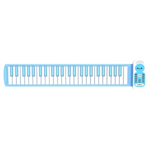 Vente flash : Piano portable pliable et flexible pour enfants, 49 touches, avec haut-parleur, <span class=keywords><strong>clavier</strong></span> <span class=keywords><strong>MIDI</strong></span> - Product Image 6