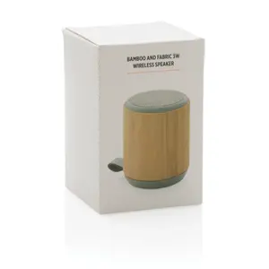 Altoparlante wireless 3W in bambù, merchandising sostenibile - Product Image 3