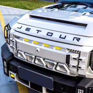 กระจังหน้าสไตล์ <span class=keywords><strong>Warframe</strong></span> รุ่นใหม่ พร้อมตัวอักษร JETOUR แบบติดตั้ง  กระจังหน้า ABS สำหรับอุปกรณ์เสริม Jetour T2 - Product Image 3