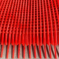 Panneau de tamis vibrant autonettoyant en maille de barres de polyuréthane résistant à la corrosion pour ligne de déshydratation des agrégats de carrière