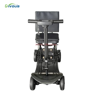 Scooter Plegable y Portátil de Fibra de Carbono con 4 Ruedas y Batería de Litio, Apto para Personas Mayores y con Discapacidad - Product Image 3