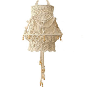 Factory Direct Sales Baumwolle Hand gewebter Weihnachts lampen schirm - Product Image 4